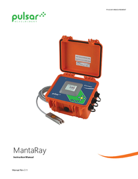 Thumbnail of document Manual - MantaRay Portable Area-Velocity Flow Meter